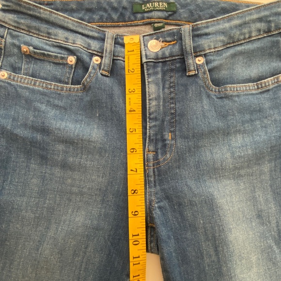 Ralph Lauren Premier Straight Mid Rise Leg Jeans Size 6P - Picture 15 of 16